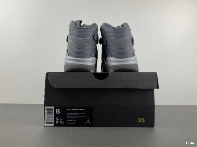 Bmlin 8 Grey 305381-014 Cool Retro Jordan 0723